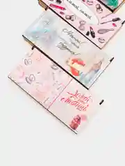 Купюрница с пожеланием, деревянная