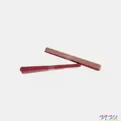 Пилка для ногтей, капля красная 180/180, 1 шт