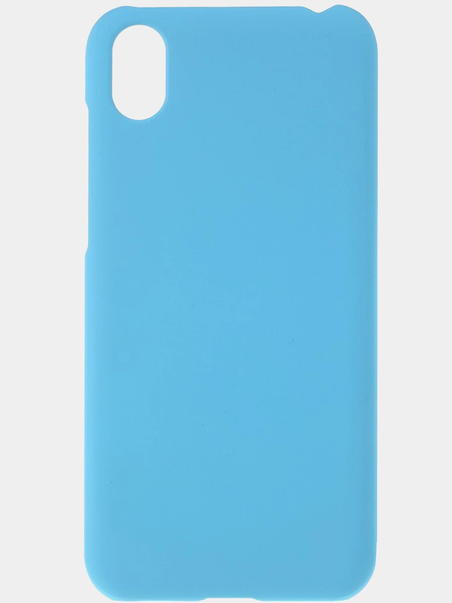 Голубой силиконовый чехол IPhone