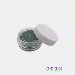 Оливковый бульонки металлические, для дизайна ногтей