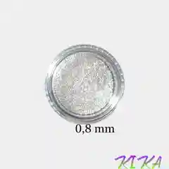 Серебряный бульонки металлические, для дизайна ногтей