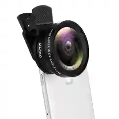 Объектив с функциями Macro 0,45Х широкоугольный и 12.5X макро для iPhone и Android проф HD