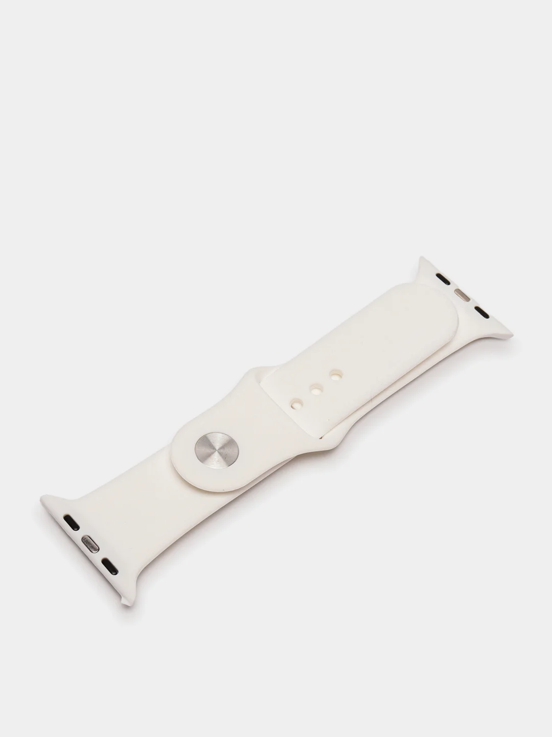 Белый силиконовый ремешок для Apple Watch   38/40 42/44