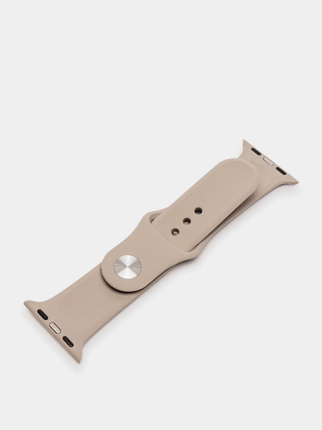 Серый силиконовый ремешок для Apple Watch   38/40 42/44