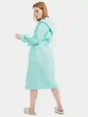 Вафельный женский халат с капюшоном, банный, Lilians