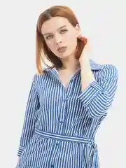 Рубашка Lilians, длинная, с поясом, женская
