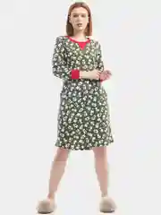 Платье женское, домашнее, с длинными рукавами, LILIANS