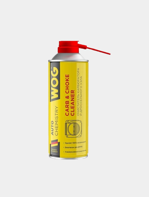 Очиститель карбюратора и дроссельной заслонки WOG, 520 мл
