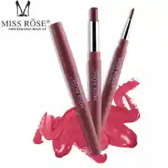 Карандаш для губ + помада, матовые, Miss Rose