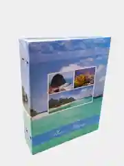 Голубой фотоальбом 200 фото, 4 цвета