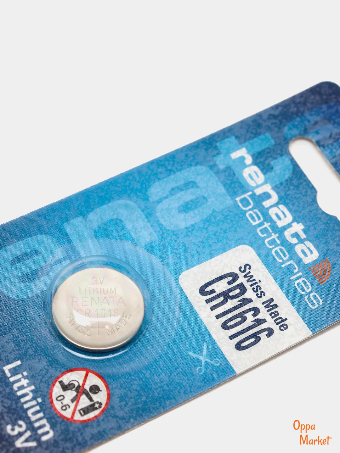 Батарейка Renata 1616, CR1616, BR1616, DL1616 3V 3 вольта литиевая ...