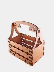 Ящик деревянный ажурный с ручкой Ажур 1