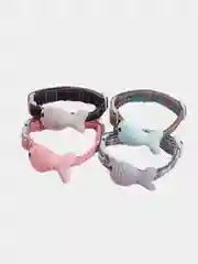 Декоративный стильный ошейник с рыбкой, для кошек и собак, 21-30 см