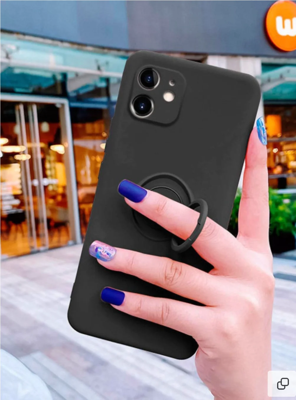 Чехол для iPhone 11 pro, с кольцом держателем