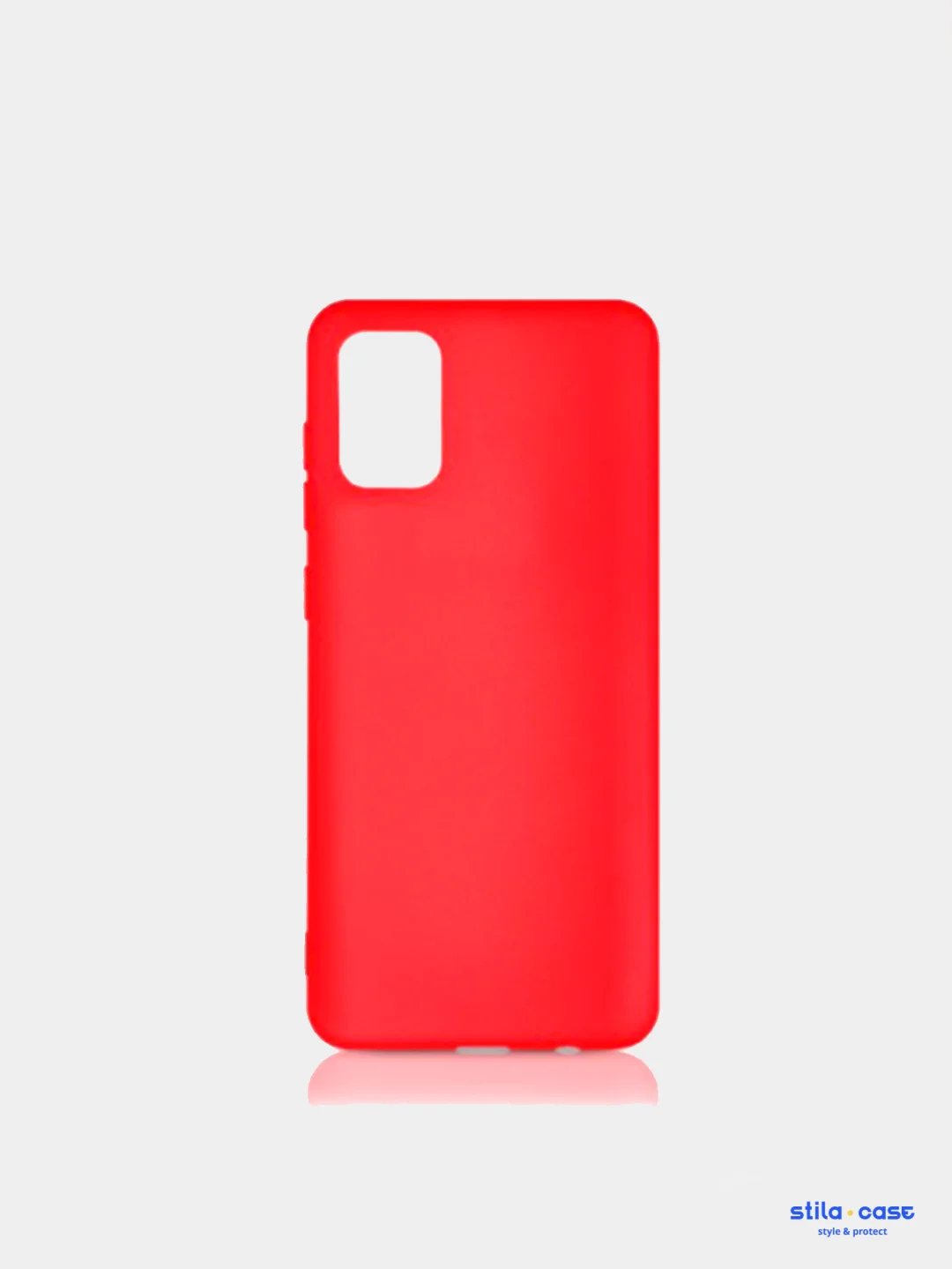 Красный чехол Samsung Galaxy A42, A32, A52 силиконовый