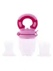 Розовый ниблер Baby Land для введения прикорма с 3-мя силиконовыми насадками