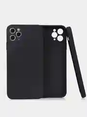 Черный чехол силиконовый для iPhone 11/11 Pro/11 Pro Max,12 Mini, 12 / 12 Pro, 12 Pro Max