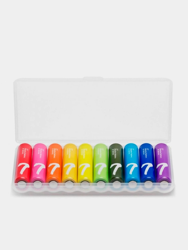 Батарейки Xiaomi Zi7-AAA Rainbow Colors, 10 штук