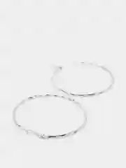 Серебряный серьги-кольца Xuping Jewelry, из медицинской стали