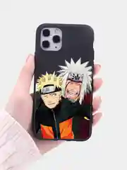 Угольный чехол Наруто для IPhone 6s, 7, 8, SE2, 7/8 plus Xr 11