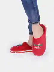 Коралловый меланж тапочки домашние женские