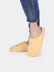 Коралловый меланж тапочки домашние женские