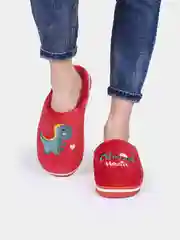 Красный тапочки домашние женские