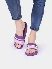 Фиолетовый сланцы женские пляжные, 3 цвета
