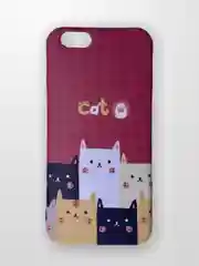 Красный чехол для iPhone X/XS, XS Max, XR "Котики и собаки"