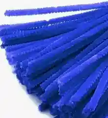 Синий проволока синельная 10шт