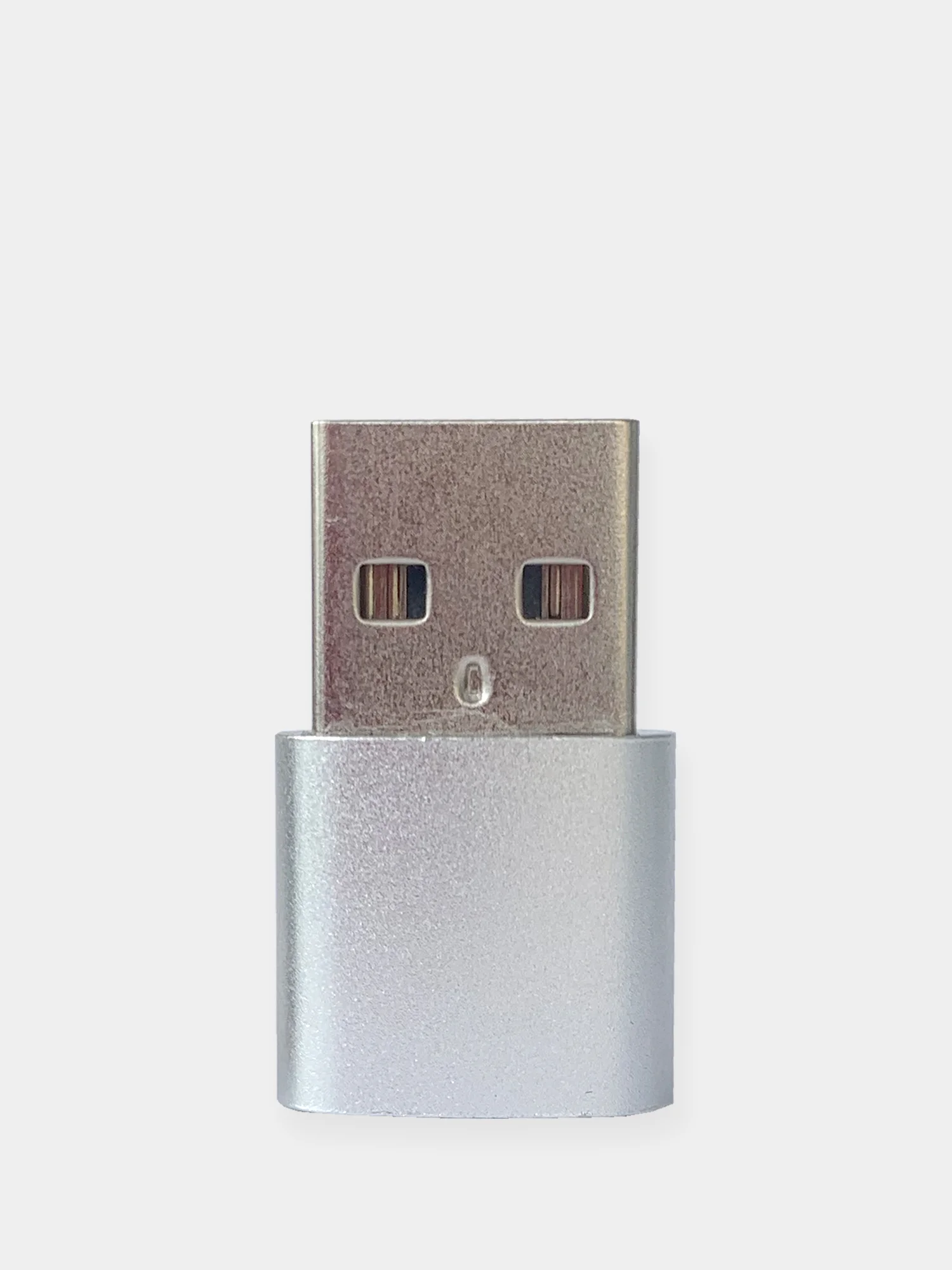 Серый адаптер-переходник USB Type-C на USB-A OTG