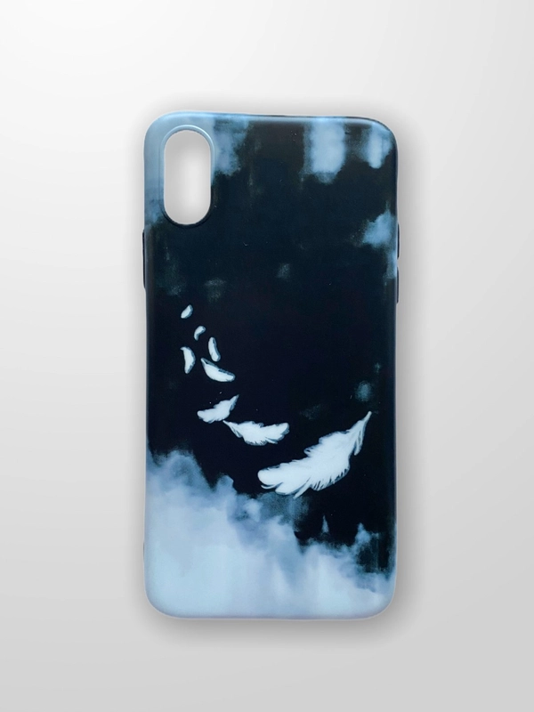 Чехол "Перья и краски" для iPhone X/XS, XS Max, XR