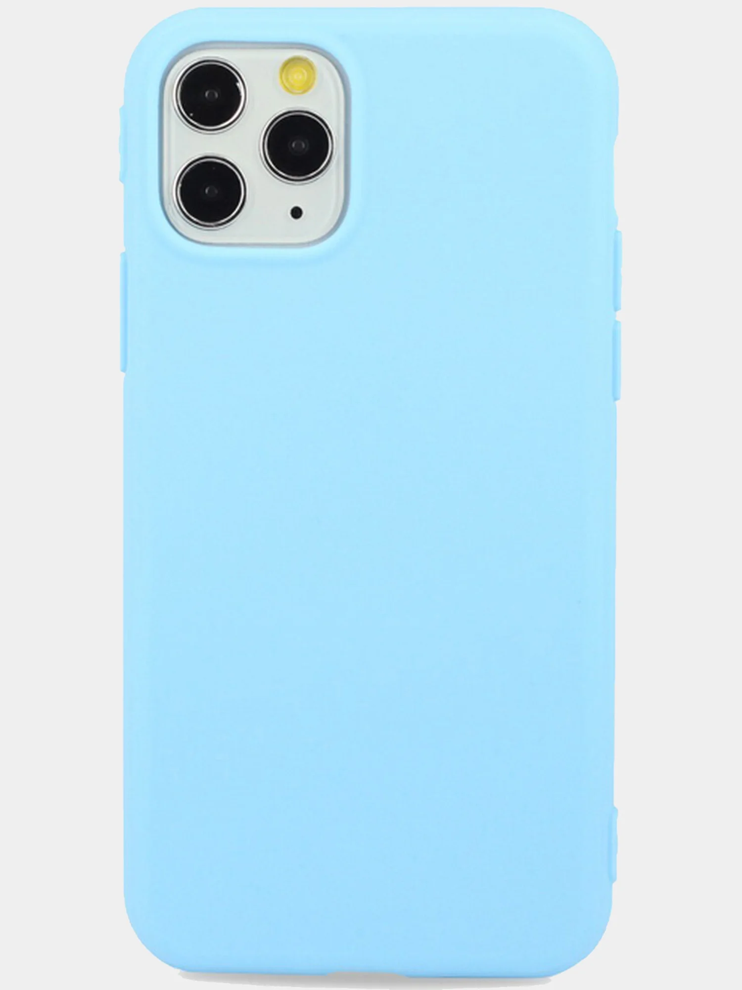Голубой силиконовый чехол Apple iPhone 11, 12, 11 Pro, 12 Pro, 11 Pro Max, 12 mini, 12 Pro Max