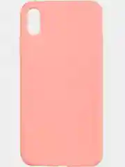 Розовый силиконовый чехол IPhone