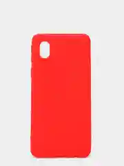 Красный чехол Samsung Galaxy A01 Core/M01 Core (Самсунг галакси А01 Кор/М01 Кор), силиконовый