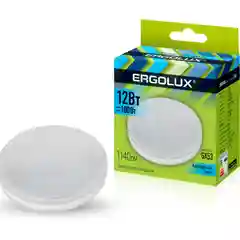 Лампа светодиодная Ergolux LED 12Вт GX53 холодный свет (14237)