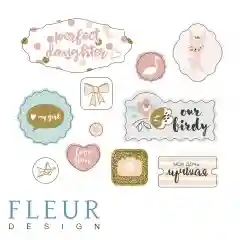 Наборы чипбордов "Моя леди" Fleur Design