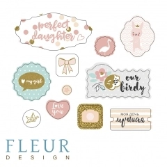 Наборы чипбордов "Моя леди" Fleur Design
