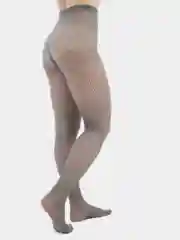 Теплые женские колготки из хлопка с узором "Сетка"