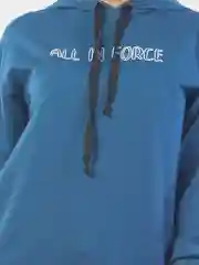 Худи женское All in Force ФХ1458П1 темно-синий, KLERY
