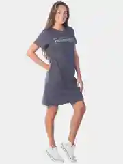 Туника женская с коротким рукавом серая, KLERY