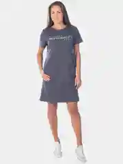 Туника женская с коротким рукавом серая, KLERY