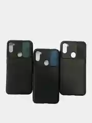 Чехол для Samsung A11 (Самсунг A11) матовый с защитой камеры