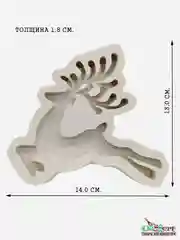 Силиконовый молд "Олень"