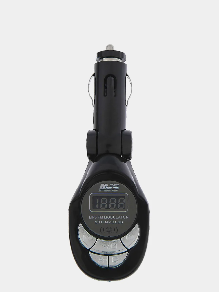 Автомобильный FM трансмиттер (модулятор) AVS F-508S (AUX/microSD/SD/USB/пульт)