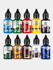 Краска для татуировки Tattoo Ink: цветные оттенки, 15 и 30 мл