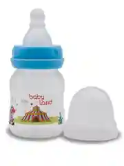 Голубой бутылочка Baby Land 80 мл с силиконовой классической соской в блистере