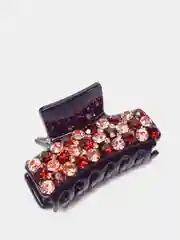 Коричневый заколка краб для волос