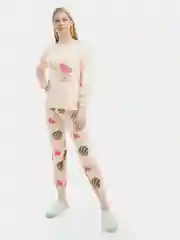 Карамельный пижама женская