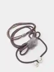 Серый резинки для волос